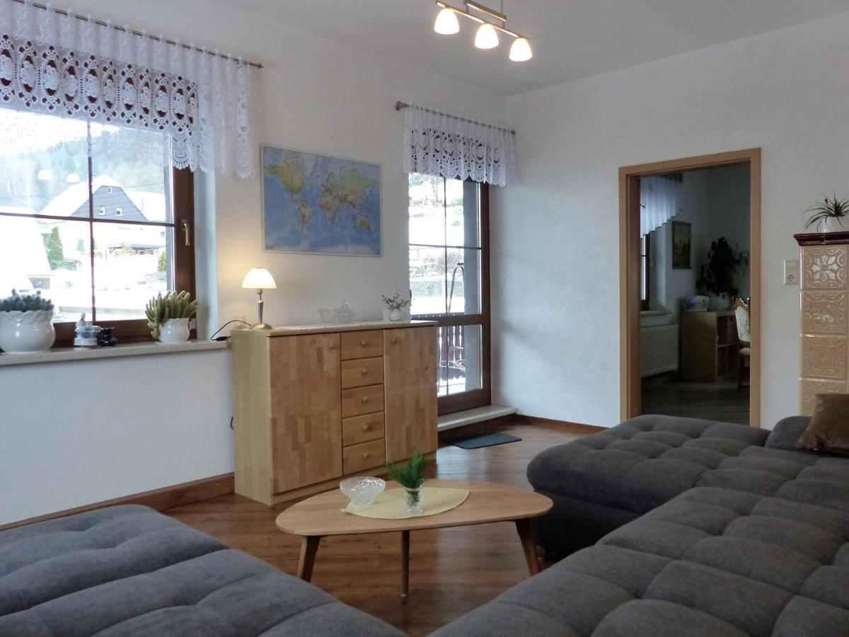 Cozy Apartment In Ore Mountains With Balcony Breitenbrunn  Rum bild